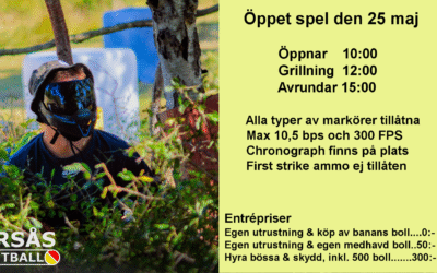 Öppet spel söndag 25 maj